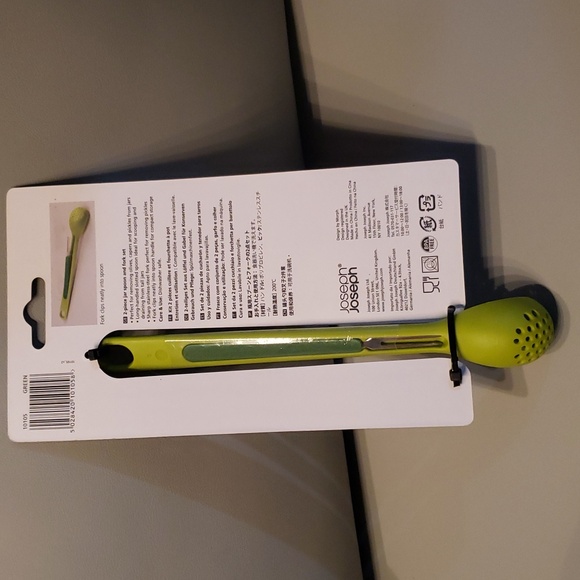 Joseph Joseph Scoop & Pick 2 Piece jar spoon & fork NEW - Picture 2 of 6